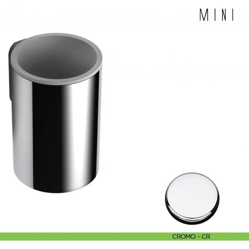 Porta bicchiere Colombo Design serie Mini cromo