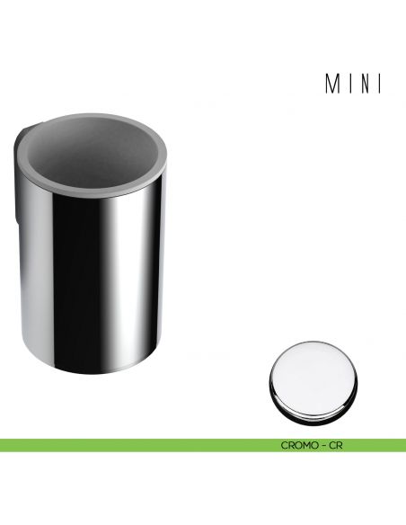 Porta bicchiere Colombo Design serie Mini cromo