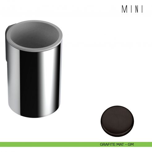 Porta bicchiere Colombo Design serie Mini grafite mat
