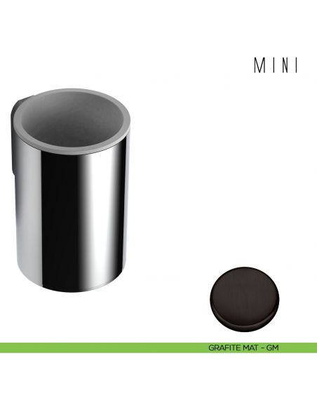 Porta bicchiere Colombo Design serie Mini grafite mat