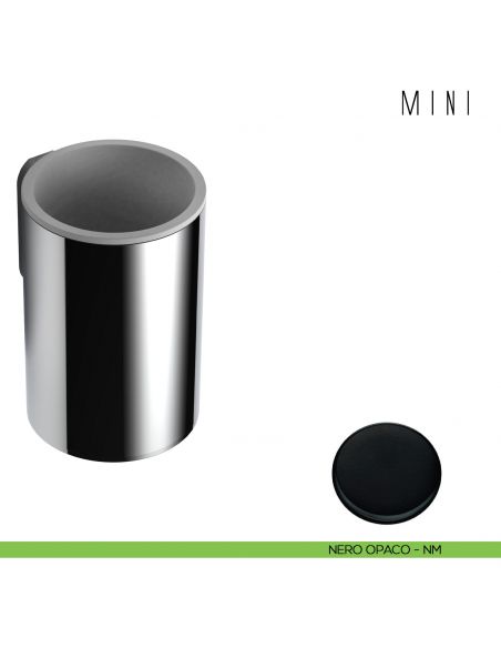 Porta bicchiere Colombo Design serie Mini neromat