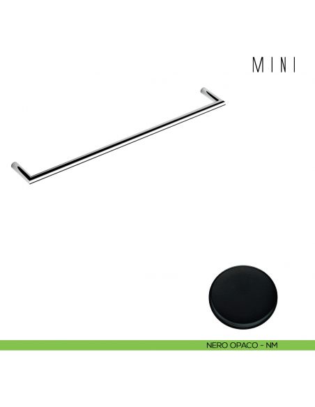 Porta salvietta Colombo Design serie Mini 46,4 cm neropaco