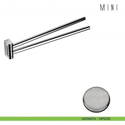 Porta salvietta doppio a snodo Colombo Design Mini B4012 hps/ss