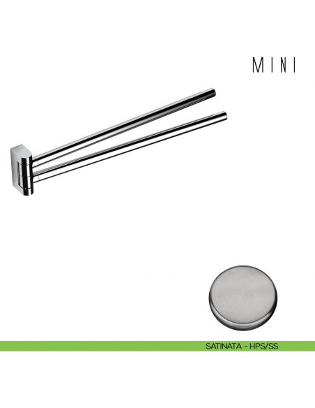 Porta salvietta doppio a snodo Colombo Design Mini B4012 hps/ss