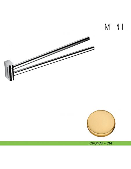 Porta salvietta doppio a snodo Colombo Design Mini B4012 oromat