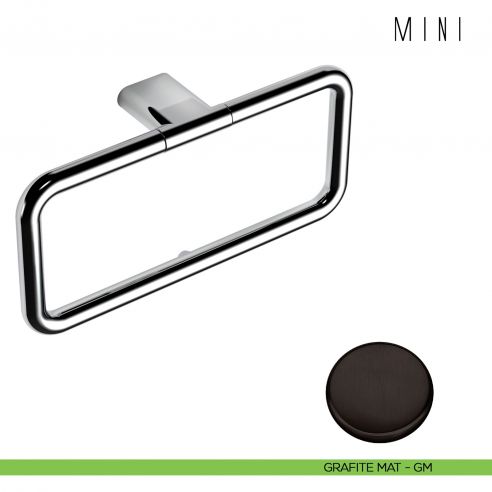 Porta salvietta ad anello Colombo Design Mini B4031 grafite mat