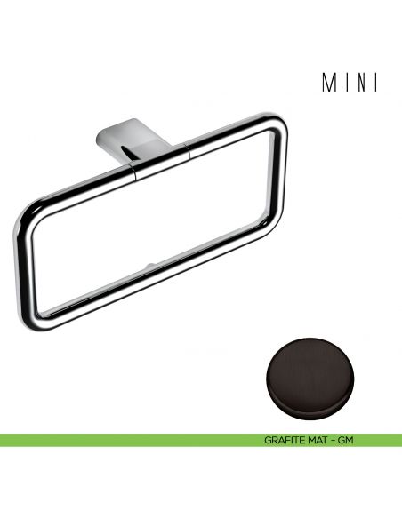 Porta salvietta ad anello Colombo Design Mini B4031 grafite mat