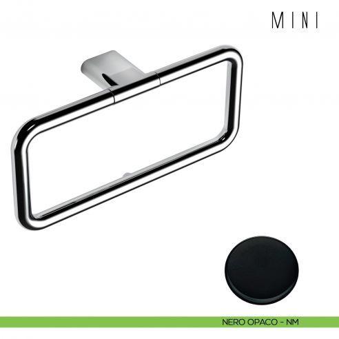 Porta salvietta ad anello Colombo Design Mini B4031 neromat