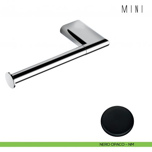 Porta rotolo Colombo Design Mini B4008s neromat