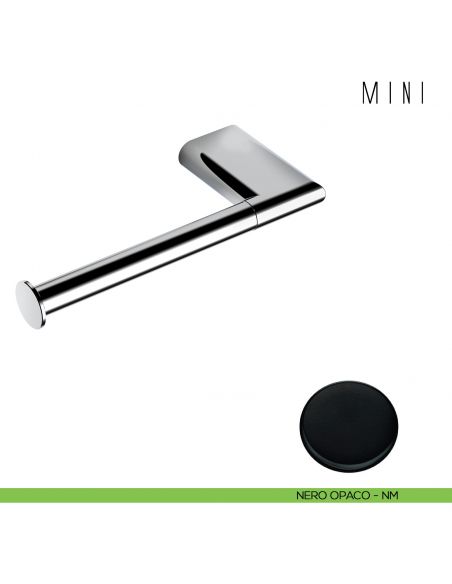 Porta rotolo Colombo Design Mini B4008s neromat