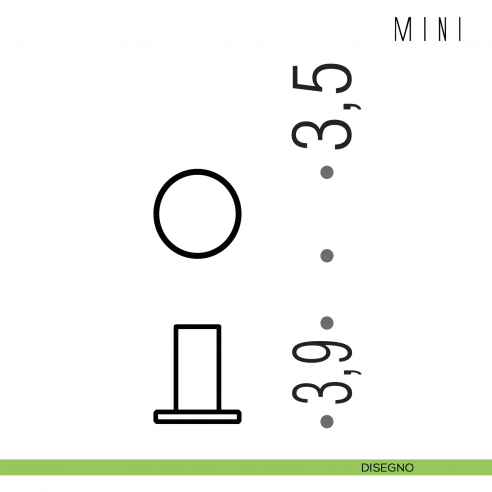 Appenditutto a parete Colombo Design serie Mini disegno