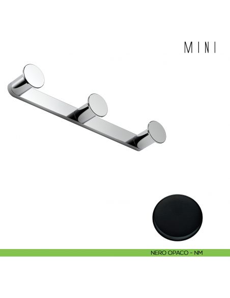 Appenditutto a parete Colombo Design serie Mini NEROMAT