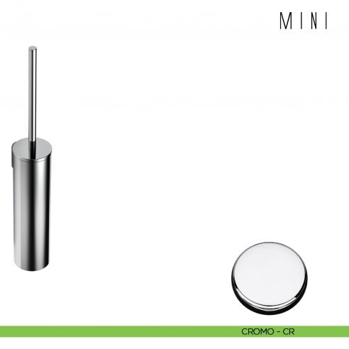 Porta scopino sospeso Colombo Design serie Mini cromo