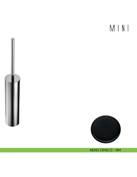 Porta scopino d'appoggio Colombo Design serie Mini NERO OPACO