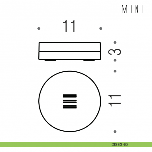Porta sapone d'appoggio Colombo Design serie Mini disegno