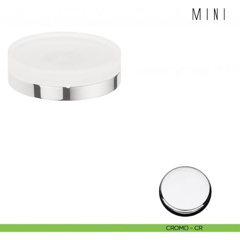 Porta sapone d'appoggio Colombo Design serie Mini cromo