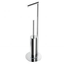 Piantana porta rotolo e porta scopino Colombo Design B4018