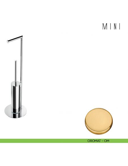 Piantana porta rotolo e porta scopino Colombo Design B4018 oromat