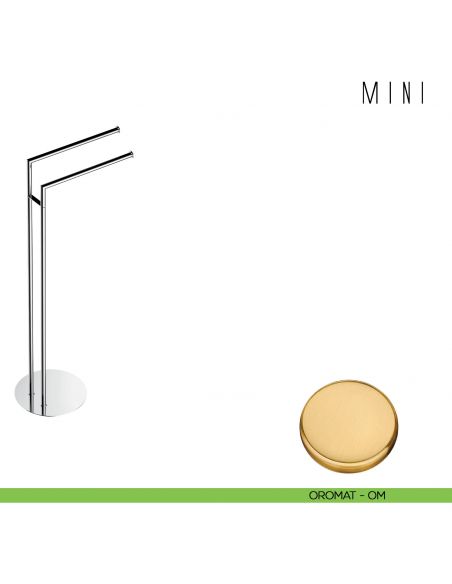 Piantana con due porta salvietta Colombo Design Mini B4038 oromat