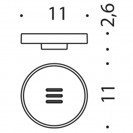 Porta sapone Colombo Design Mini B4051