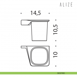 Porta bicchiere Colombo Design Alizè B2502 2