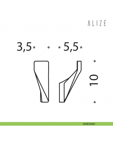 Portabito Colombo Design Alizè disegno