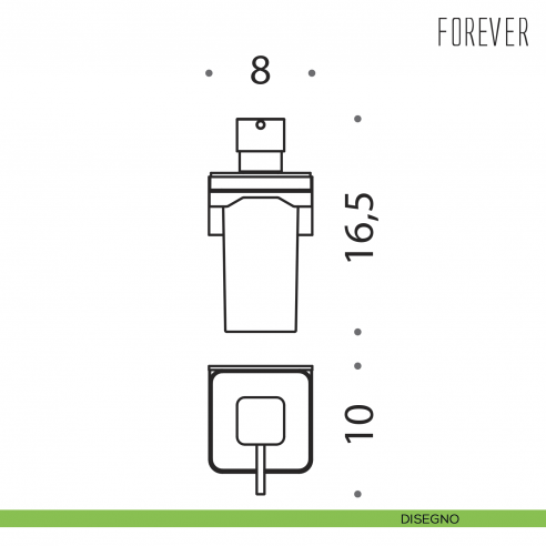 Spandisapone da muro Colombo Design Forever disegno