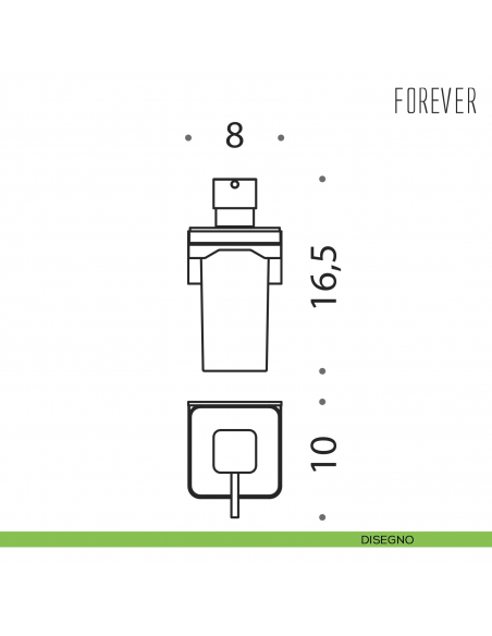 Spandisapone da muro Colombo Design Forever disegno