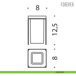 Porta bicchiere dìappoggio Colombo Design Forever 2