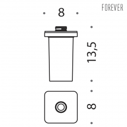 Contenitore per spandisapone Colombo Design Forever B9374