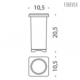 Scovolo con base Colombo Design Forever B2956