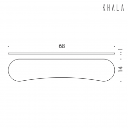Mensola Colombo Design Khala B1859