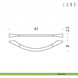 Porta salvietta Colombo Design Land 41 cm 2