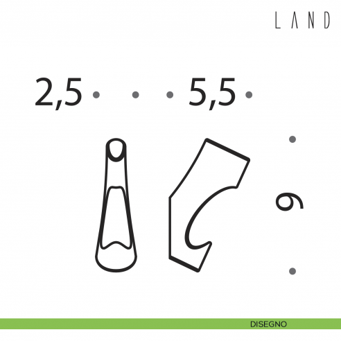 Portabito Colombo Design Land disegno