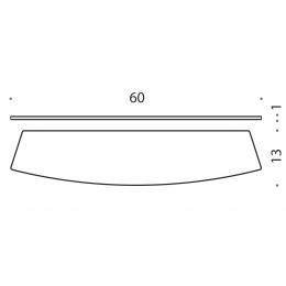 Mensola Colombo Design Land B2861