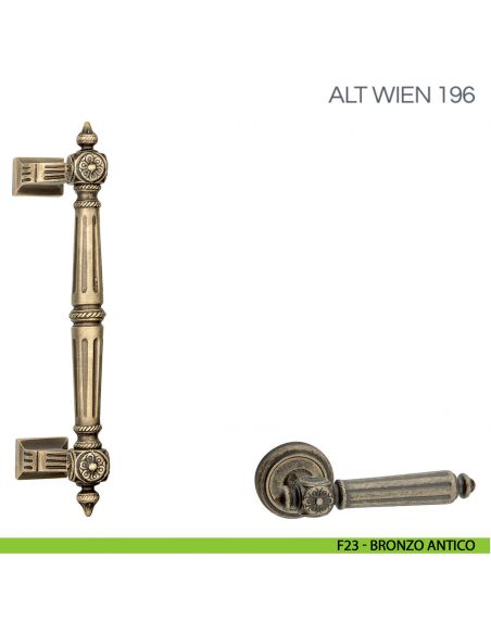 Maniglione per porta Wien Fimet Handles F23 - bronzo antico