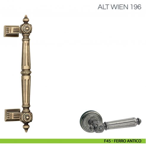 Maniglione per porta Wien Fimet Handles F45 - Ferro Antico