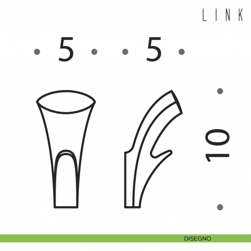 Portabito Colombo Design Link disegno