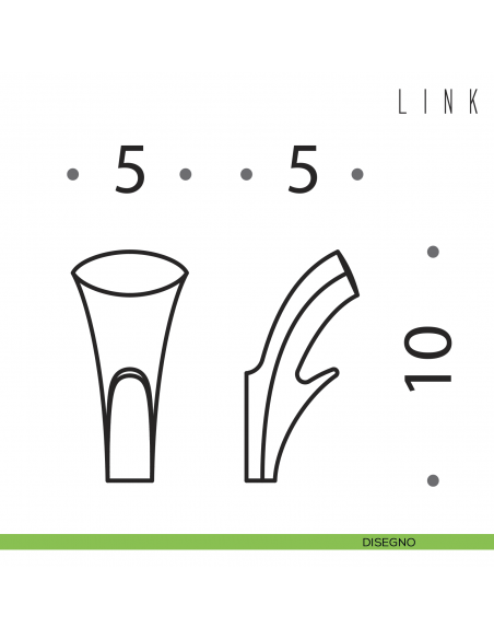 Portabito Colombo Design Link disegno