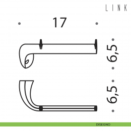 Porta Rotolo Colombo Design Link 2