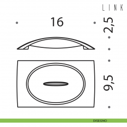 Porta sapone da appoggio Colombo Design Link 2