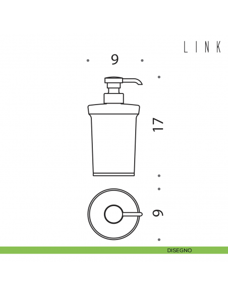 Spandisapone da appoggio Colombo Design Link disegno