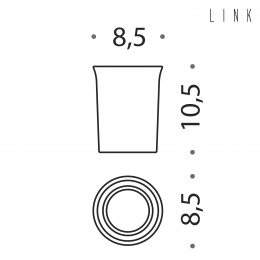 Bicchiere Colombo Design Link B2452