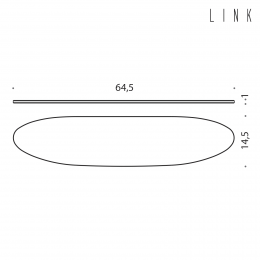 Mensola Colombo Design Link B2461