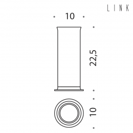 Scovolo con base Colombo Design Link B2456