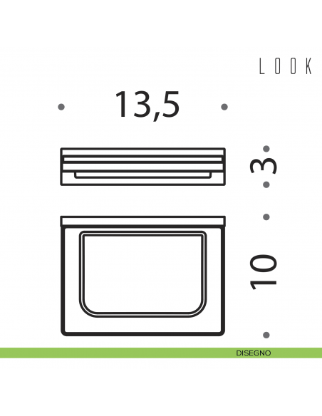 Porta sapone Colombo Design Look disegno