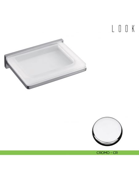 Porta sapone Colombo Design Look cromo