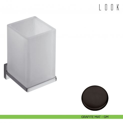 Porta bicchiere Colombo Design Look GRAFITE MAT