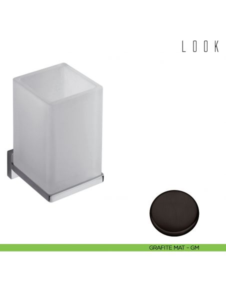 Porta bicchiere Colombo Design Look GRAFITE MAT