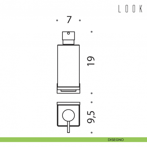Spandisapone da muro Colombo Design Look disegno